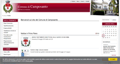 Desktop Screenshot of comune.camposanto.mo.it